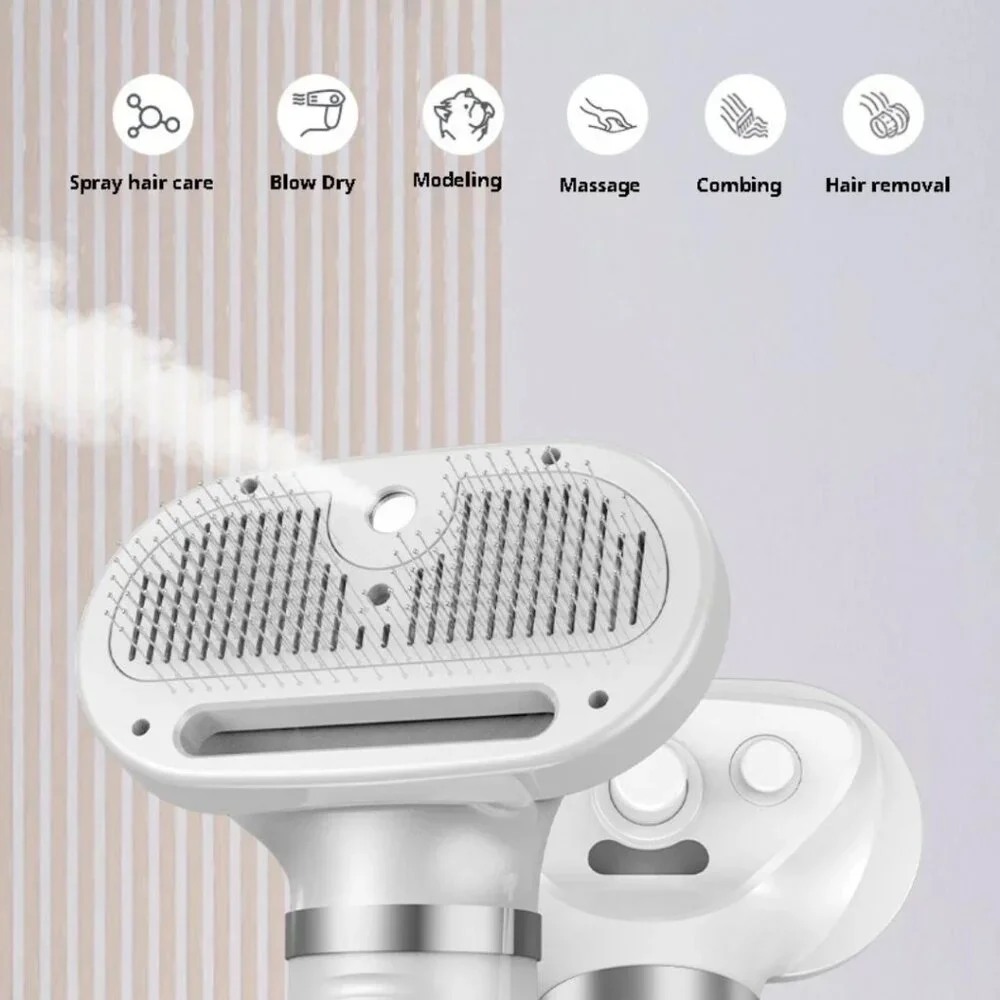 3 in1 quiet per dryer and brush for your dog's or cat's hair